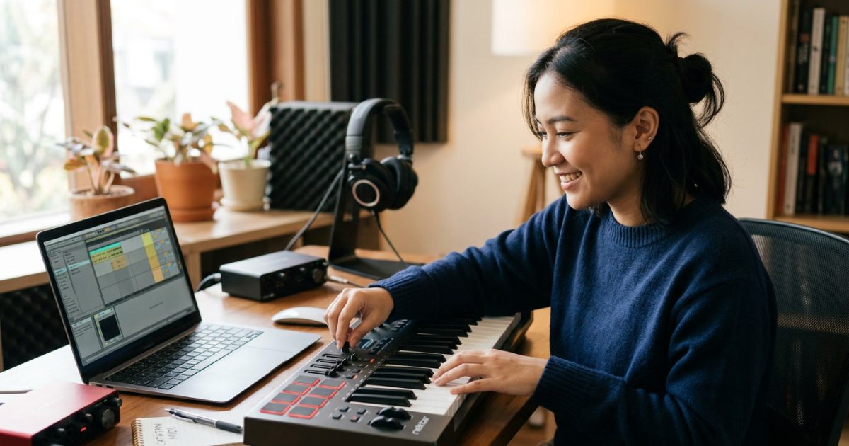 MIDI Keyboard Pemula