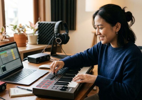 MIDI Keyboard Pemula