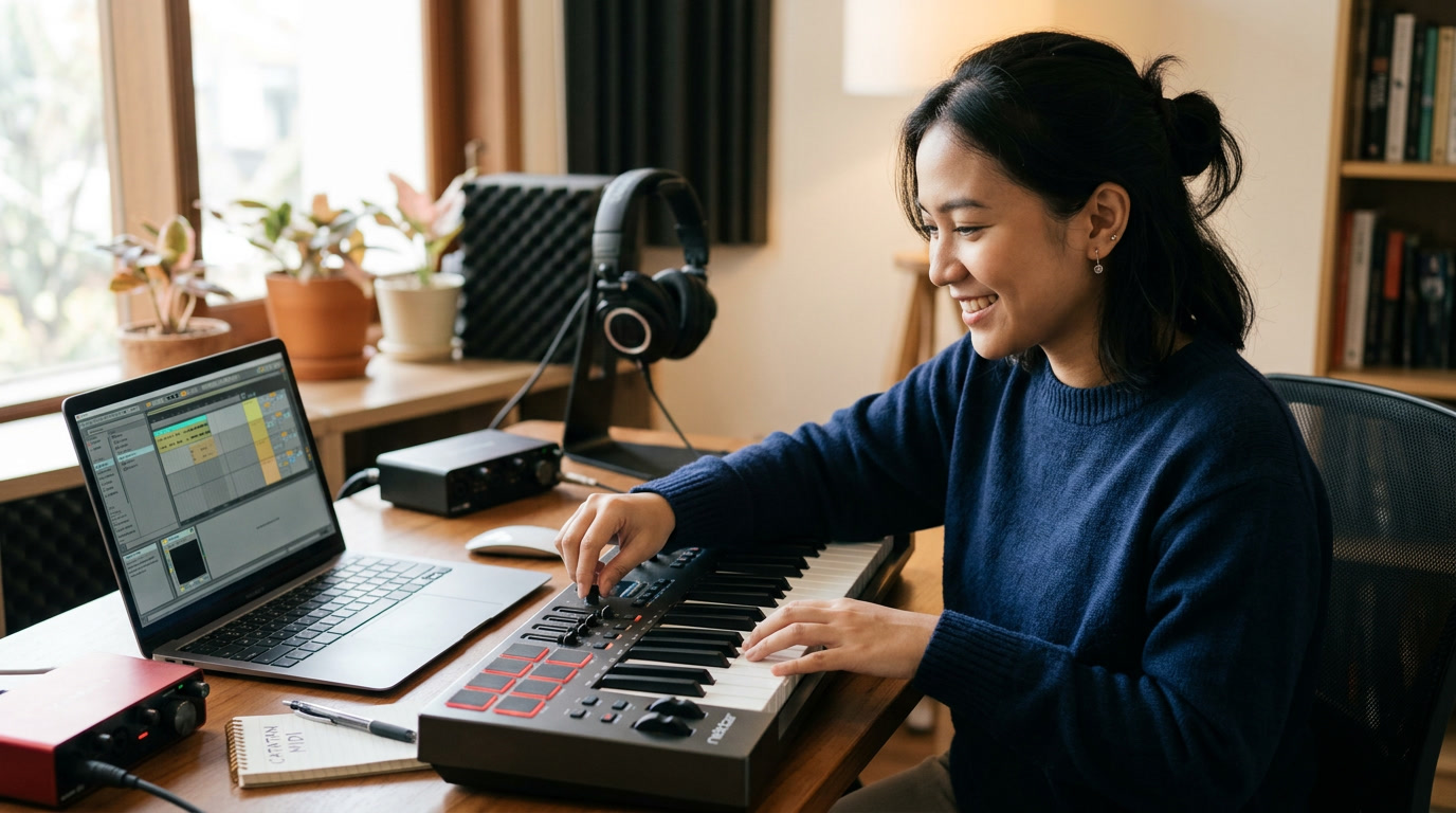MIDI Keyboard Pemula